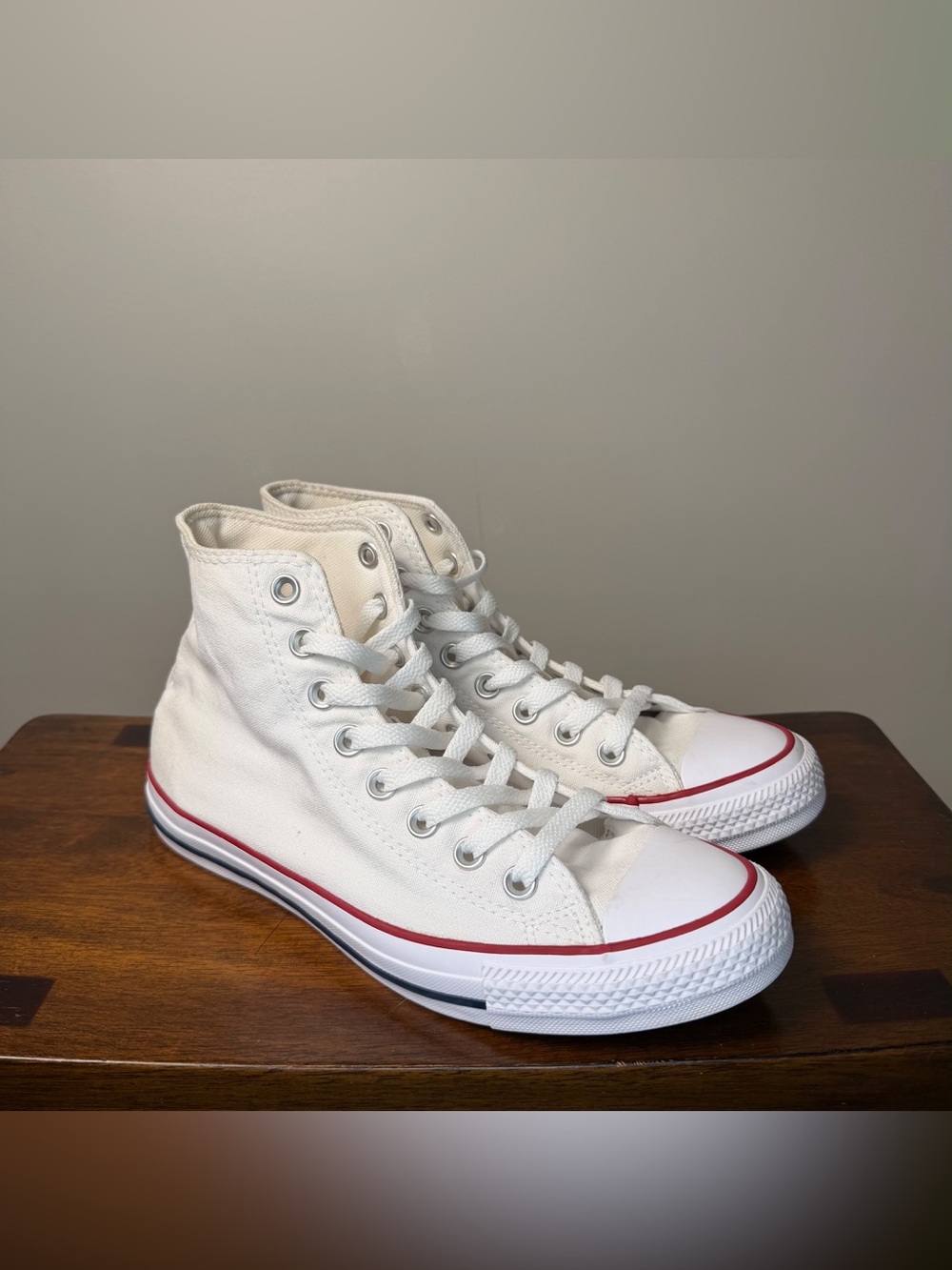 Converse Chuck Taylor All Star Hi M7650 Optical White Men 7 Women 9 High Top